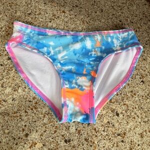 Bathing Suit Bottoms Multi-Color Tie-Dye Bikini Bottoms - NWOT. NEVER Worn